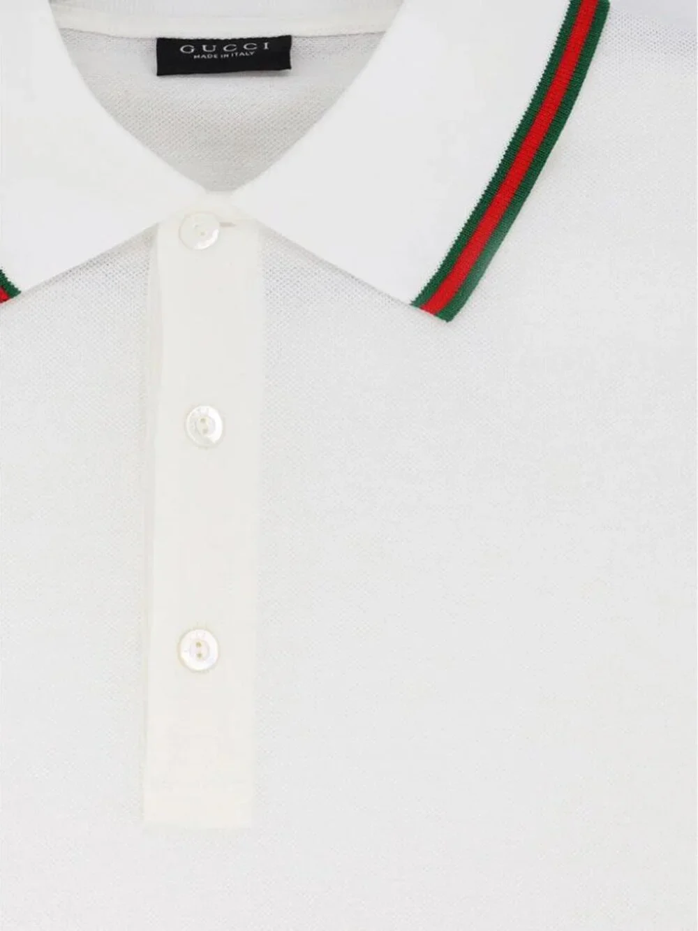 Gucci Cotton Polo Shirt With Web Detail Tag Size XL Men